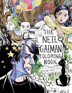 Front cover_The Neil Gaiman Coloring Book
