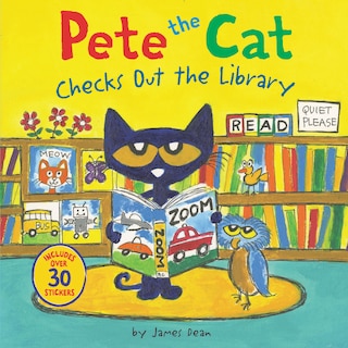 Couverture_Pete the Cat Checks Out the Library