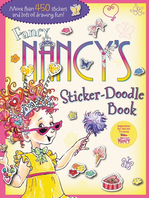 Front cover_Fancy Nancy's Sticker-doodle Book
