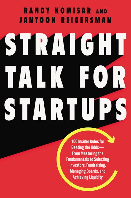 Front cover_Straight Talk for Startups