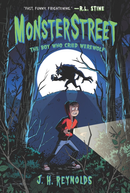 Front cover_Monsterstreet #1: The Boy Who Cried Werewolf