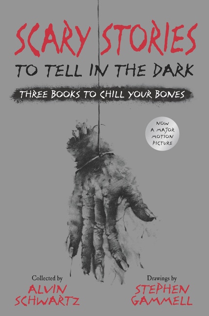 Front cover_Scary Stories To Tell In The Dark: Three Books To Chill Your Bones