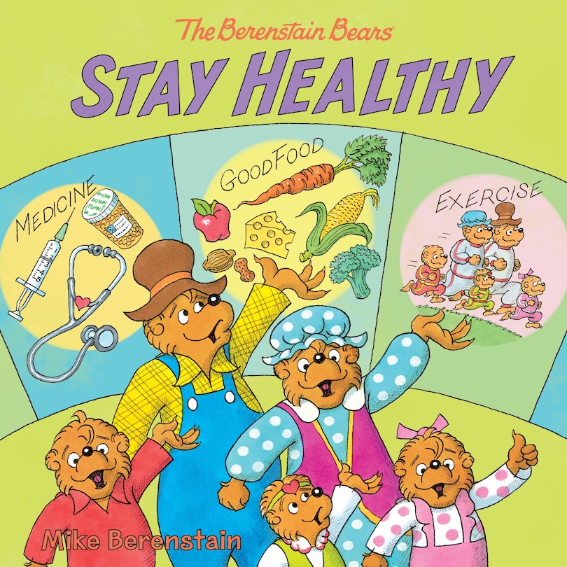 Front cover_The Berenstain Bears Stay Healthy