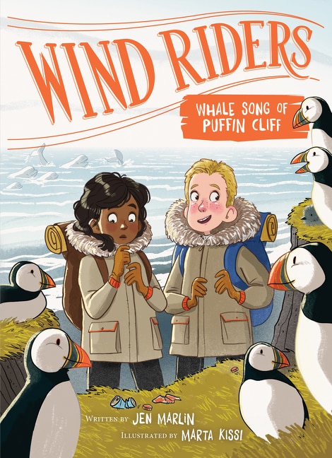Front cover_Wind Riders #4: Whale Song Of Puffin Cliff
