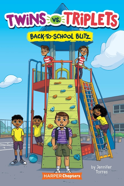 Front cover_Twins Vs. Triplets #1: Back-to-school Blitz