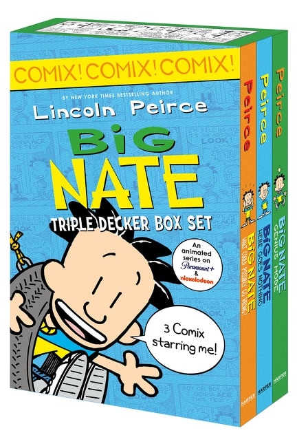 Front cover_Big Nate: Triple Decker Box Set
