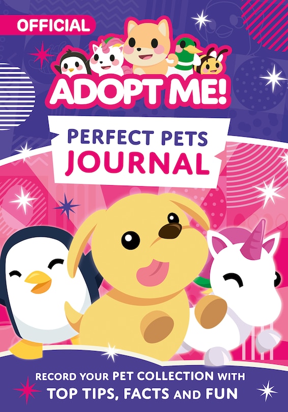 Front cover_Adopt Me! Perfect Pets Journal
