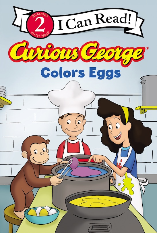 Couverture_Curious George Colors Eggs
