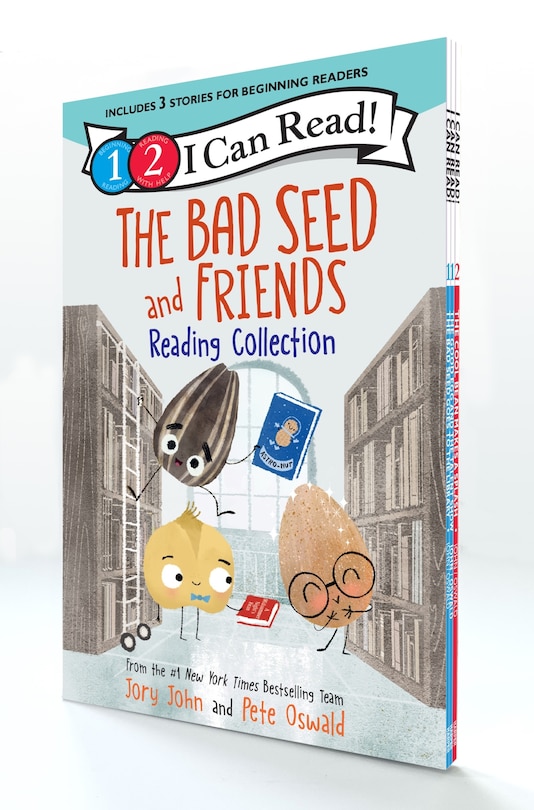 Food Group: The Bad Seed and Friends Reading Collection 3-Book Slipcase: Bad Seed Goes to the Library, Good Egg and the Talent Show, Cool Bean Makes a Splash