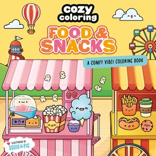 Front cover_Cozy Coloring: Food & Snacks