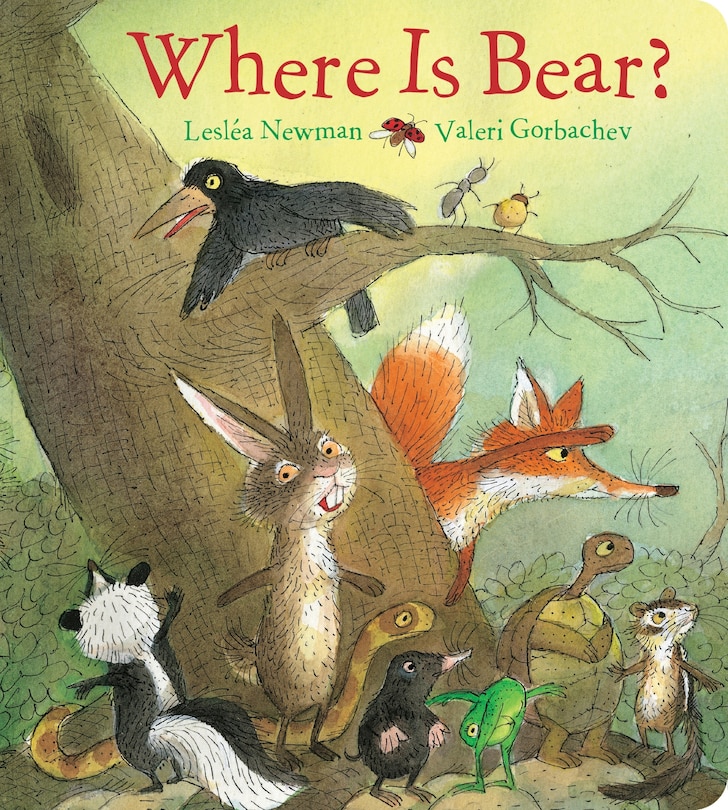 Front cover_Where Is Bear? Board Book