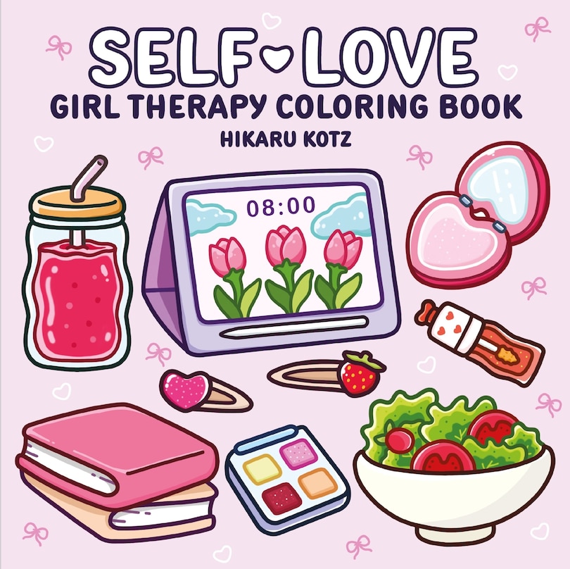 Front cover_Self-Love: Girl Therapy Coloring Book