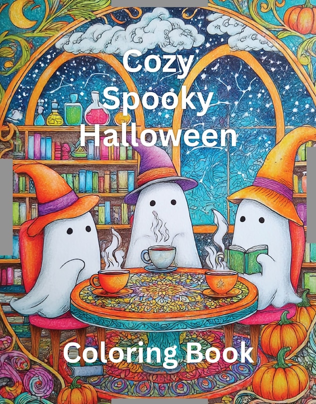 Couverture_Cozy Spooky Halloween Coloring Book