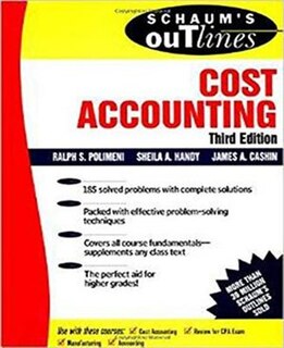Couverture_Schaum's Outline of Cost Accounting, 3rd, Including 185 Solved Problems