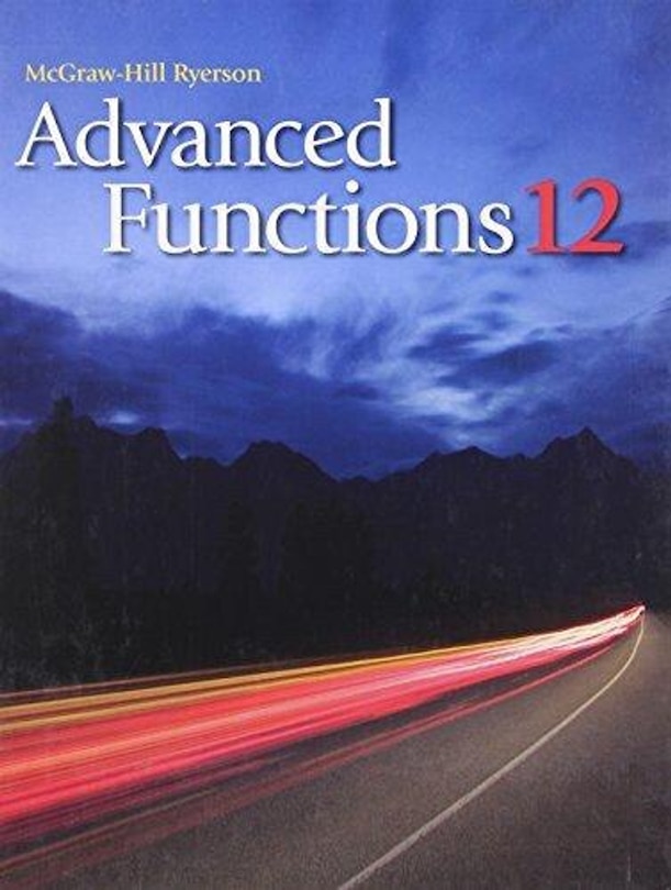 Front cover_Advanced Functions 12 Student Book