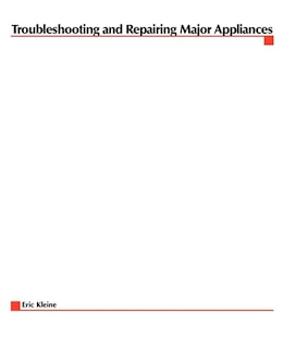 Front cover_Troubleshooting and Repairing Major Appliances