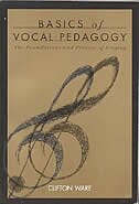 Front cover_Basics of Vocal Pedagogy
