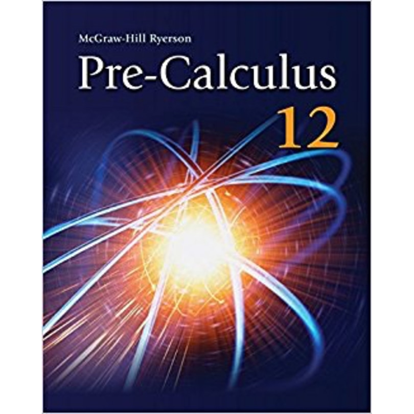 Front cover_Pre-Calculus 12 Student Workbook