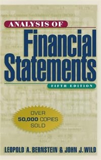 Front cover_Analysis of Financial Statements
