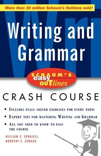 Front cover_Schaum's Easy Outline of Writing and Grammar