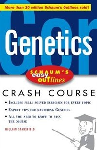 Front cover_Schaum's Easy Outline of Genetics