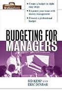 Front cover_Budgeting for Managers