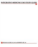 Front cover_Integrative Medicine Cme Study Guide