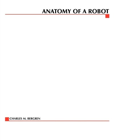 Front cover_Anatomy of a Robot