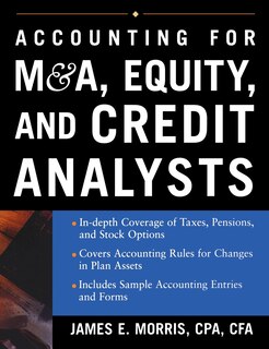 Couverture_Accounting for M&A, Equity, and Credit Analysts