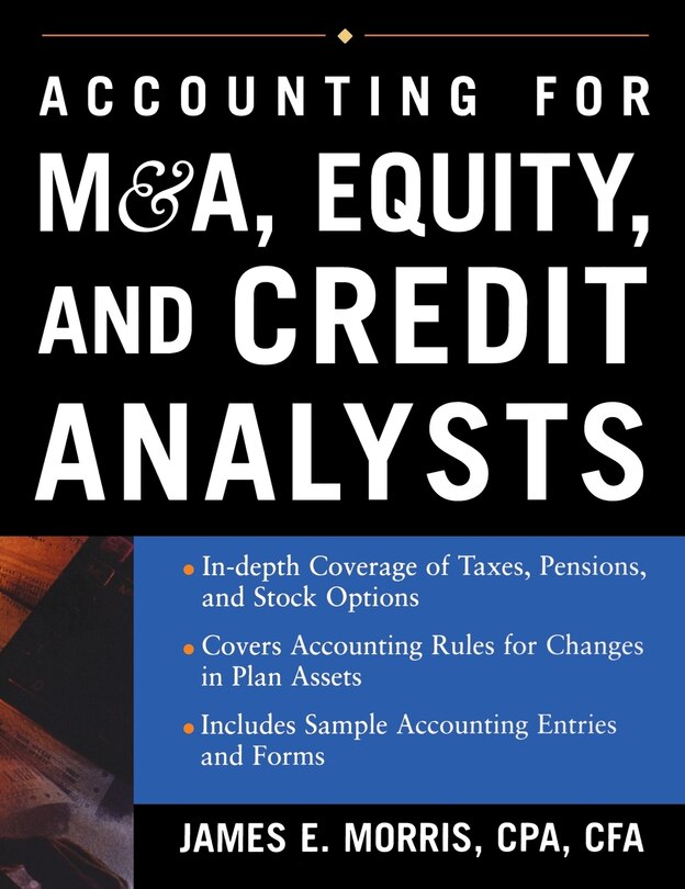 Couverture_Accounting for M&A, Equity, and Credit Analysts
