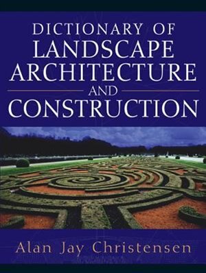 Couverture_Dictionary of Landscape Architecture and Construction