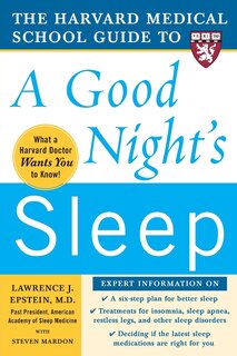 Couverture_The Harvard Medical School Guide to a Good Night's Sleep