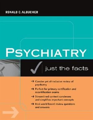 Couverture_Psychiatry: Just the Facts