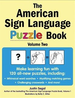 Couverture_The American Sign Language Puzzle Book, Volume 2