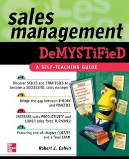 Front cover_Sales Management Demystified