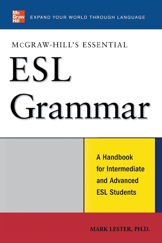 Front cover_McGraw-Hill's Essential ESL Grammar