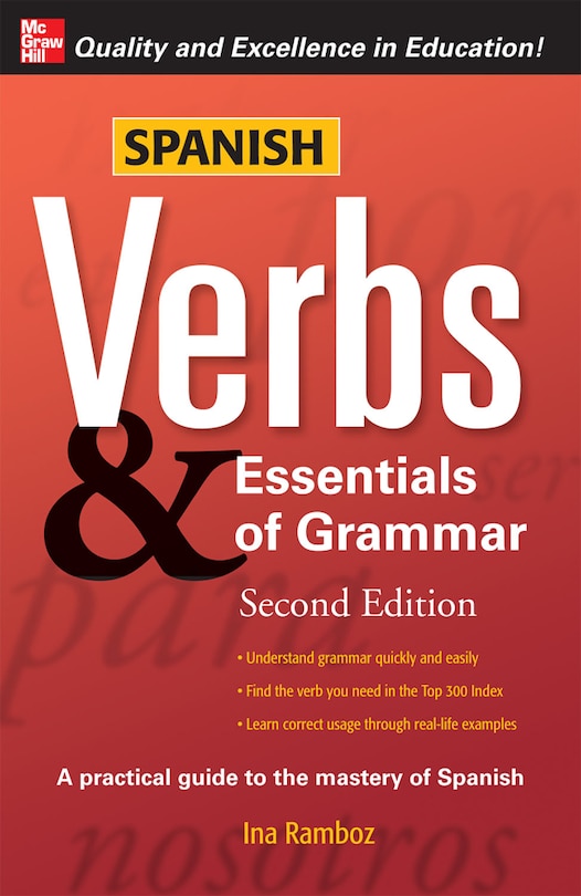 Front cover_Spanish Verbs & Essentials of Grammar