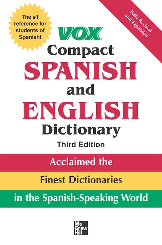 Front cover_Vox Compact Spanish and English Dictionary, Third Edition (Paperback)