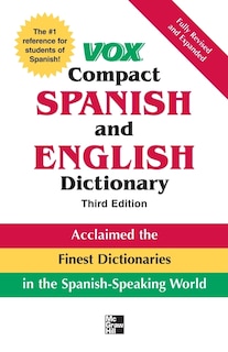 Front cover_Vox Compact Spanish and English Dictionary