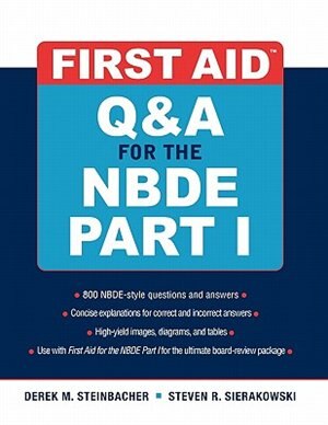 Front cover_First Aid Q&A for the NBDE Part I