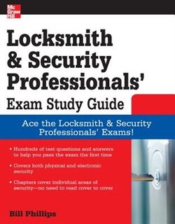 Front cover_Locksmith and Security Professionals' Exam Study Guide