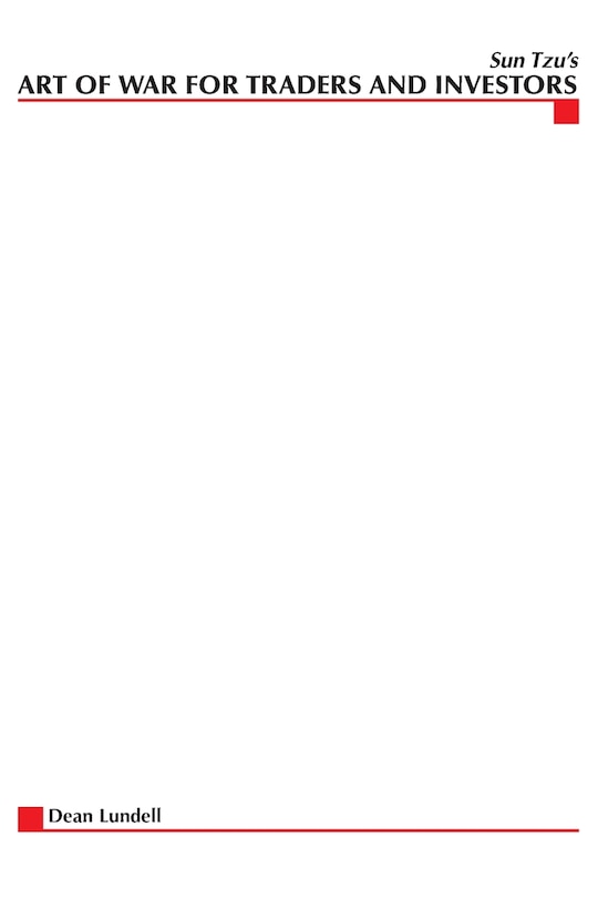 Couverture_Sun Tzu's Art of War for Traders and Investors