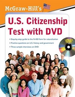 Couverture_McGraw-Hill's U.S. Citizenship Test with DVD