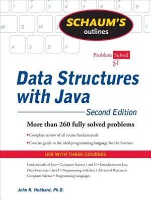 Couverture_Schaum's Outline of Data Structures with Java