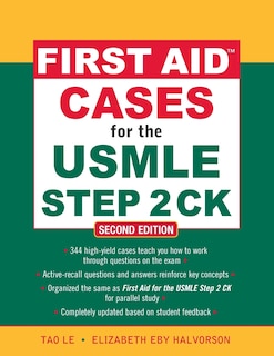 Front cover_First Aid Cases for the USMLE Step 2 CK, Second Edition