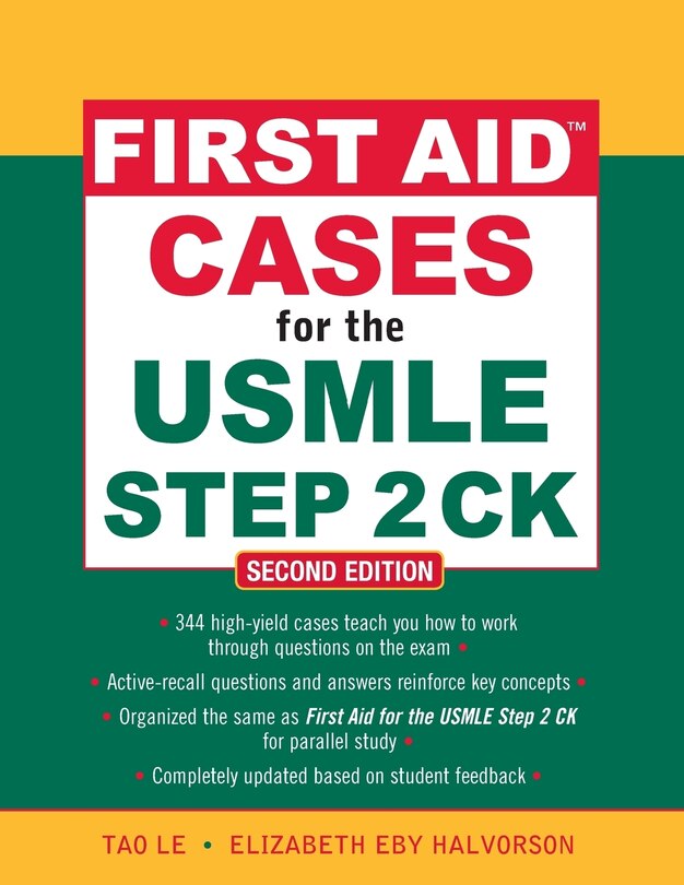 Front cover_First Aid Cases for the USMLE Step 2 CK, Second Edition