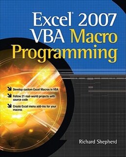 Front cover_Excel 2007 VBA Macro Programming