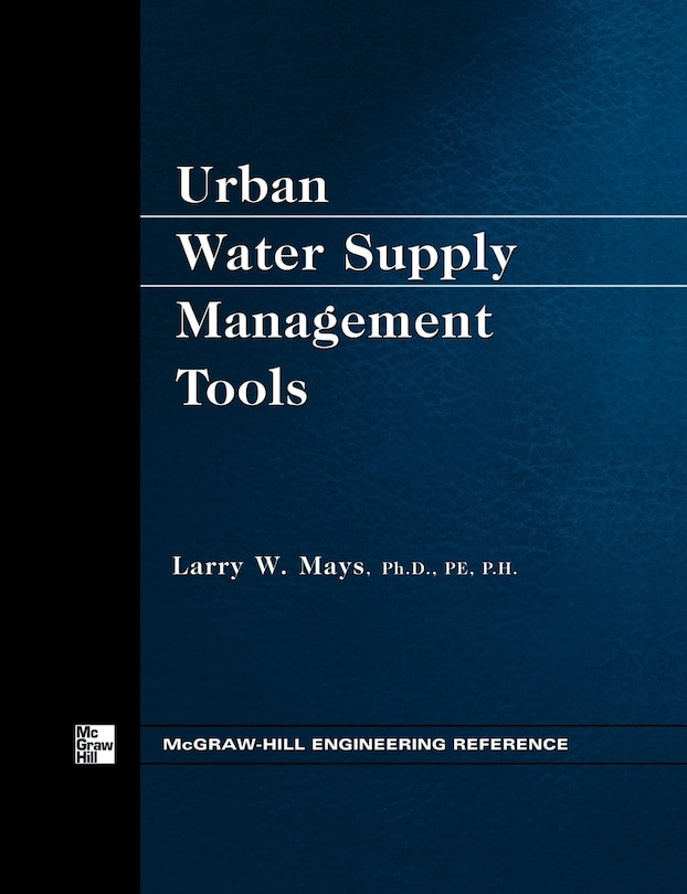 Front cover_Urban Water Supply Management Tools