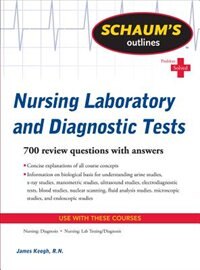 Couverture_Schaum's Outline of Nursing Laboratory and Diagnostic Tests