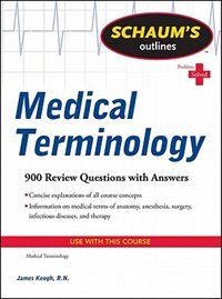 Front cover_Schaum's Outline of Medical Terminology